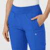 W123 Women’s Comfort Waist Cargo Jogger Scrub Pant(Royal)