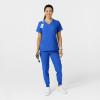 W123 Women’s Comfort Waist Cargo Jogger Scrub Pant(Royal)