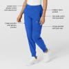 W123 Women’s Comfort Waist Cargo Jogger Scrub Pant(Royal)