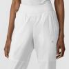 W123 Women’s Comfort Waist Cargo Jogger Scrub Pant(White)