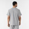 WINK Scrubs for Men, W123, V-Neck Tops with 6 Pockets(Grey)