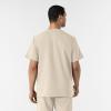WINK Scrubs for Men, W123, V-Neck Tops with 6 Pockets(Khaki)