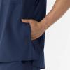 WINK Scrubs for Men, W123, V-Neck Tops with 6 Pockets(Navy)