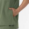 WINK Scrubs for Men, W123, V-Neck Tops with 6 Pockets(Olive)