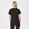 Wink Scrubs for Women, W123, Maternity V-Neck Tops with 5 Pockets(Black)