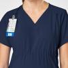 Wink Scrubs for Women, W123, Maternity V-Neck Tops with 5 Pockets(Navy)