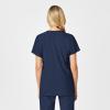 Wink Scrubs for Women, W123, Maternity V-Neck Tops with 5 Pockets(Navy)