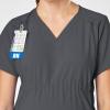 Wink Scrubs for Women, W123, Maternity V-Neck Tops with 5 Pockets(Pewter)