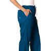 Wink WonderWORK Scrubs for Women, Flare Leg Scrub Pants(Caribbean)