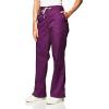 Wink WonderWORK Scrubs for Women, Flare Leg Scrub Pants(Eggplant)