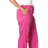 Wink WonderWORK Scrubs for Women, Flare Leg Scrub Pants(Fuchsia)