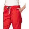 Wink WonderWORK Scrubs for Women, Flare Leg Scrub Pants(Red)