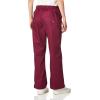 Wink WonderWORK Scrubs for Women, Flare Leg Scrub Pants(Wine)