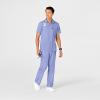 WonderWink Mens Collar Top(Ceil Blue)