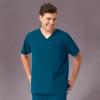 WonderWink Mens Knit Panel V-Neck Scrub Top(Caribbean)