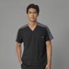 WonderWink Mens Men’s Colorblock Scrub Top(Black)