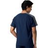WonderWink Mens Men’s Colorblock Scrub Top(Navy)