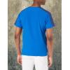 WonderWink Mens Men’s Colorblock Scrub Top(Royal)