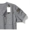 WonderWink Mens Men’s Ez Zip Scrub Top(Grey Heather)