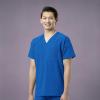 WonderWink Mens Men’s Ez Zip Scrub Top(Royal)