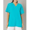 WonderWink Mens Men’s Ez Zip Scrub Top(Teal Blue)