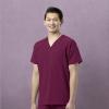 WonderWink Mens Men’s Ez Zip Scrub Top(Wine)