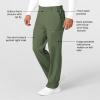 WonderWink Mens Men’s Flat Front Cargo Pant(Olive)