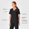 WonderWink Womens 4-Pocket Utility Top(Black)