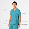WonderWink Womens 4-Pocket Utility Top(Teal Blue)