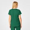 WonderWink Women’s Flex-Back Stylized V-Neck Top(Hunter Green)