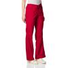 WonderWink Womens Grace Flare Leg Cargo PantMedical Scrubs Pants(Crimson)