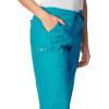 WonderWink Womens Grace Flare Leg Cargo PantMedical Scrubs Pants(Real Teal)