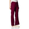 WonderWink Womens Grace Flare Leg Cargo PantMedical Scrubs Pants(Wine)