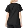 WonderWink Women’s Origins Lima Women’s Scrub Top(Black)