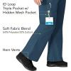 WonderWink Women’s Scrubs Romeo Six-Pocket Flare Leg Pant – XS-5XL, 6 Pockets, Elastic Waistband with Convertible Drawstring(Caribbean)