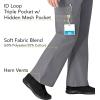WonderWink Women’s Scrubs Romeo Six-Pocket Flare Leg Pant – XS-5XL, 6 Pockets, Elastic Waistband with Convertible Drawstring(Pewter)