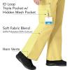 WonderWink Women’s Scrubs Romeo Six-Pocket Flare Leg Pant – XS-5XL, 6 Pockets, Elastic Waistband with Convertible Drawstring(Yellow)