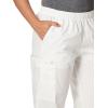 WonderWink Women’s Tall Wonderwork Women’s Pull-On Cargo Scrub Pant Tall(White)