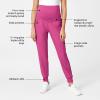 WonderWink Women’s W123 Maternity Jogger Scrub Pant(Hot Pink)