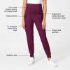 WonderWink Women’s W123 Maternity Jogger Scrub Pant(Wine)