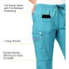 WonderWink Women’s Wonderflex Faith Scrub Pant(Aqua)