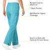 WonderWink Women’s Wonderflex Faith Scrub Pant(Aqua)
