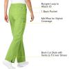 WonderWink Women’s Wonderflex Faith Scrub Pant(Green Apple)