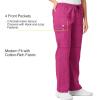 WonderWink Women’s Wonderflex Faith Scrub Pant(Hot Pink)