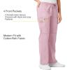 WonderWink Women’s Wonderflex Faith Scrub Pant(Rose Blush)