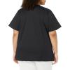 WonderWink Women’s Wonderwork Women’s Mock Wrap Scrub Top(Black)