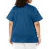 WonderWink Women’s Wonderwork Women’s Mock Wrap Scrub Top(Caribbean)