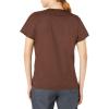 WonderWink Women’s Wonderwork Women’s Mock Wrap Scrub Top(Chocolate)