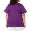 WonderWink Women’s Wonderwork Women’s Mock Wrap Scrub Top(Eggplant)