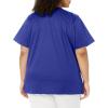 WonderWink Women’s Wonderwork Women’s Mock Wrap Scrub Top(Galaxy Blue)
